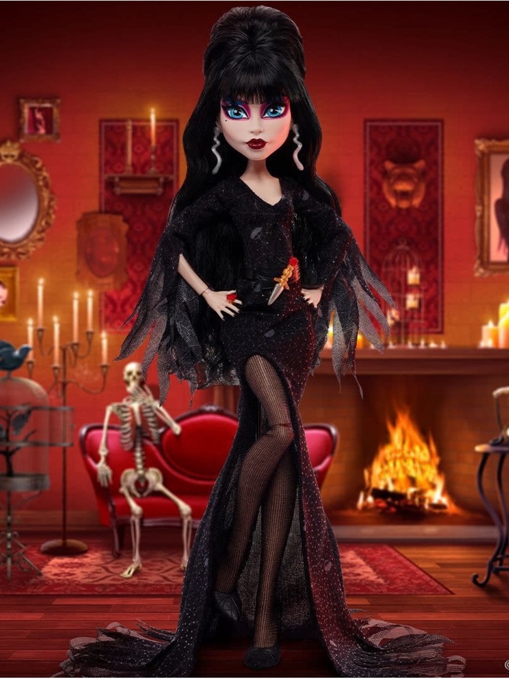 DISO DNB Monster High Elvira Skullector Doll